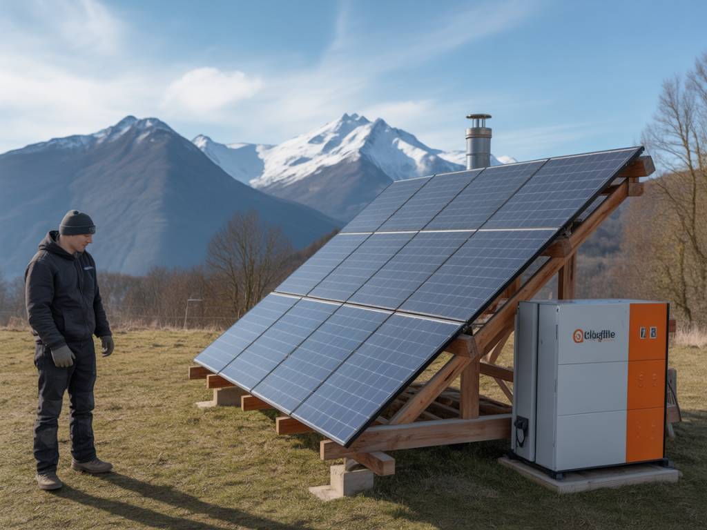 Comment dimensionner une installation solaire + groupe électrogène pour passer l’hiver en totale autonomie off-grid ?